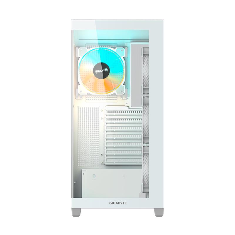 Vista 2 de Gabinete Gigabyte C500 PANORAMIC STEALTH ICE Mid Tower