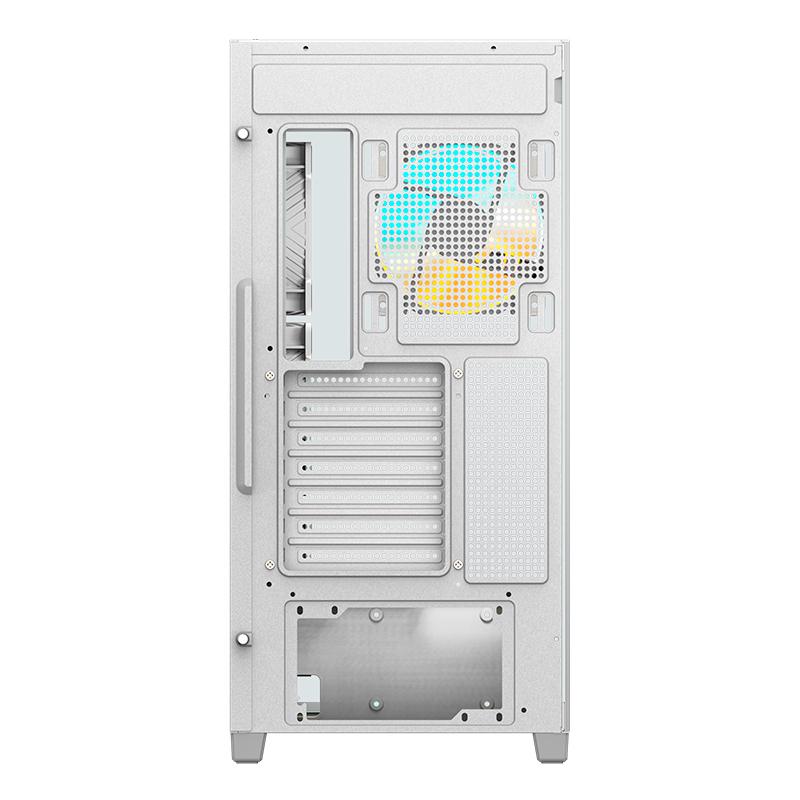 Vista 4 de Gabinete Gigabyte C500 PANORAMIC STEALTH ICE Mid Tower