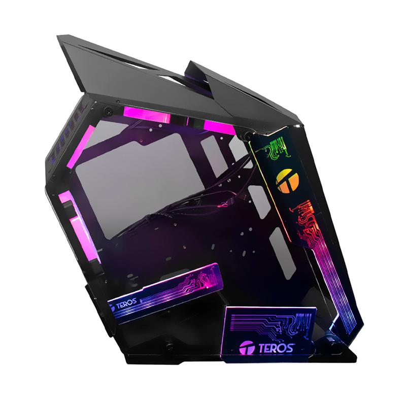 Vista 6 de Case Micro ATX Teros TE1314 Gamer Negro