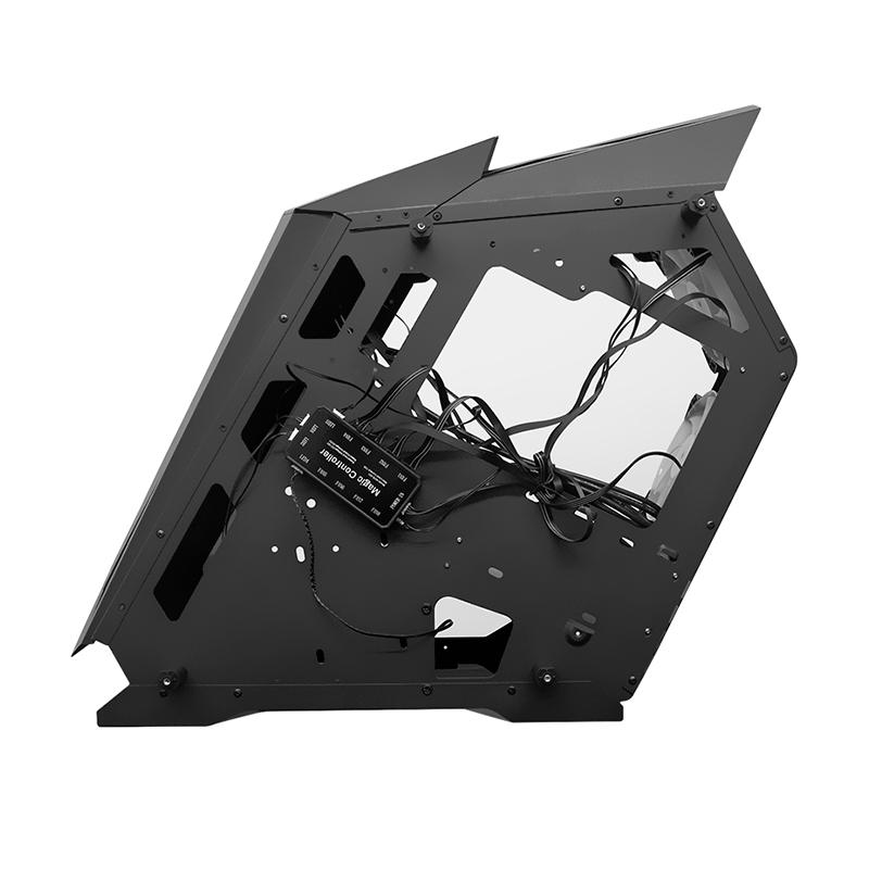 Vista 7 de Case Micro ATX Teros TE1314 Gamer Negro