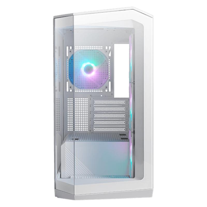 Vista 2 de Case MSI MAG PANO M100R PZ White Micro-ATX (Panel Panorámico)