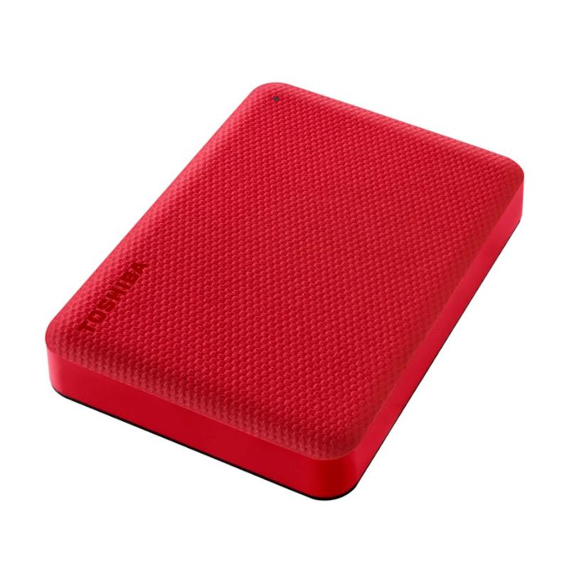 Vista 2 de Disco Duro Externo Toshiba Canvio Advance 1TB Rojo