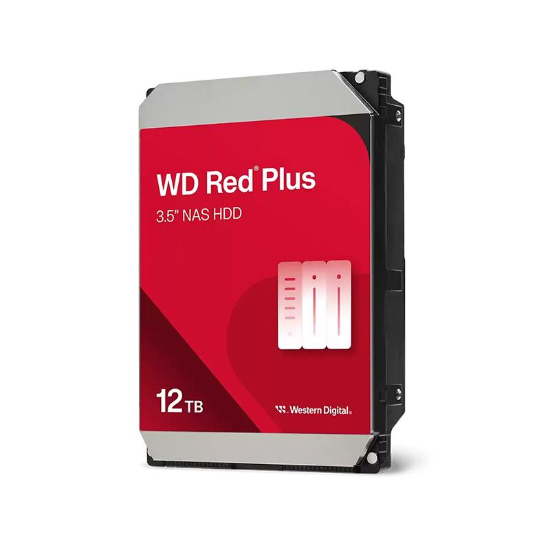 Vista 2 de Disco duro Western Digital Red Plus NAS WD120EFGX, 12TB, SATA, 7200rpm, 3.5", Cache 512MB