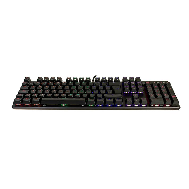 Vista 4 de Teclado Mecánico Teros TE-4068G Rainbow Español