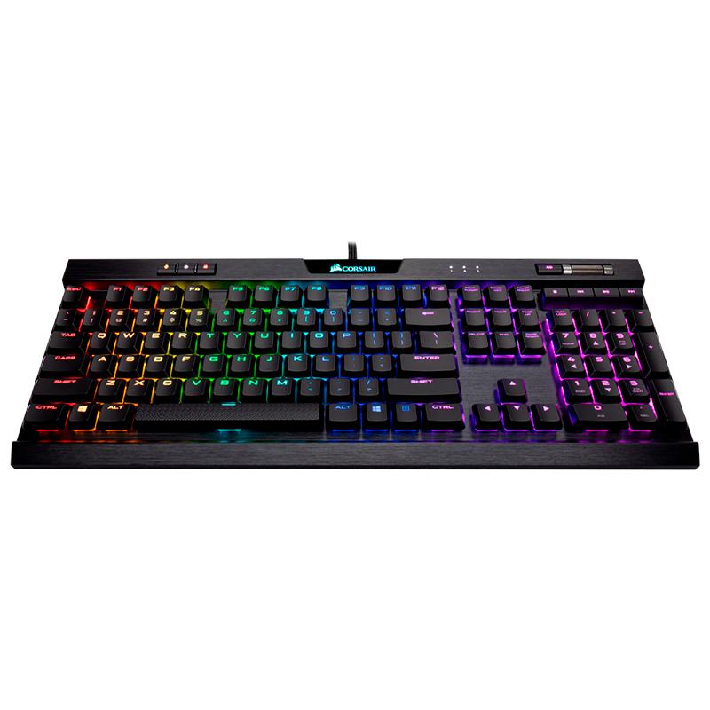 Vista 2 de Teclado Mecánico Gaming Corsair K70 RGB MK.2 Low Profile RAPIDFIRE