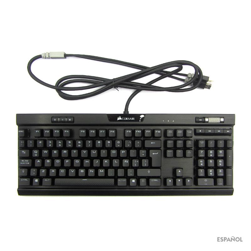 Vista 2 de Teclado Mecánico Corsair K70 RGB Retroiluminado USB