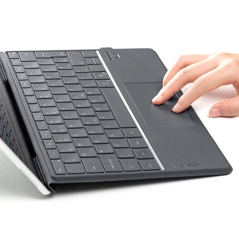 Vista 2 de Teclado Cubierta Inateck Inalámbrico Retroiluminado Gris