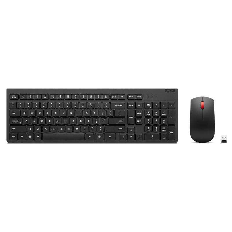 Vista 2 de Kit Teclado y Mouse Inalámbrico Lenovo Essential Negro