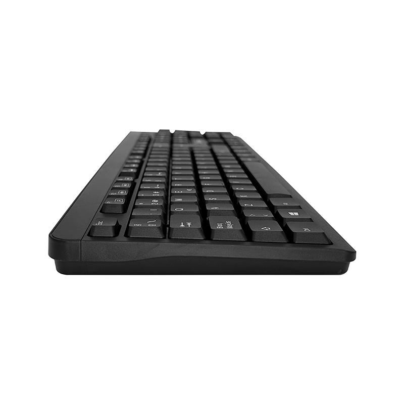 Vista 4 de Kit Teclado + Mouse Inalámbrico Teros TE-4061N Negro