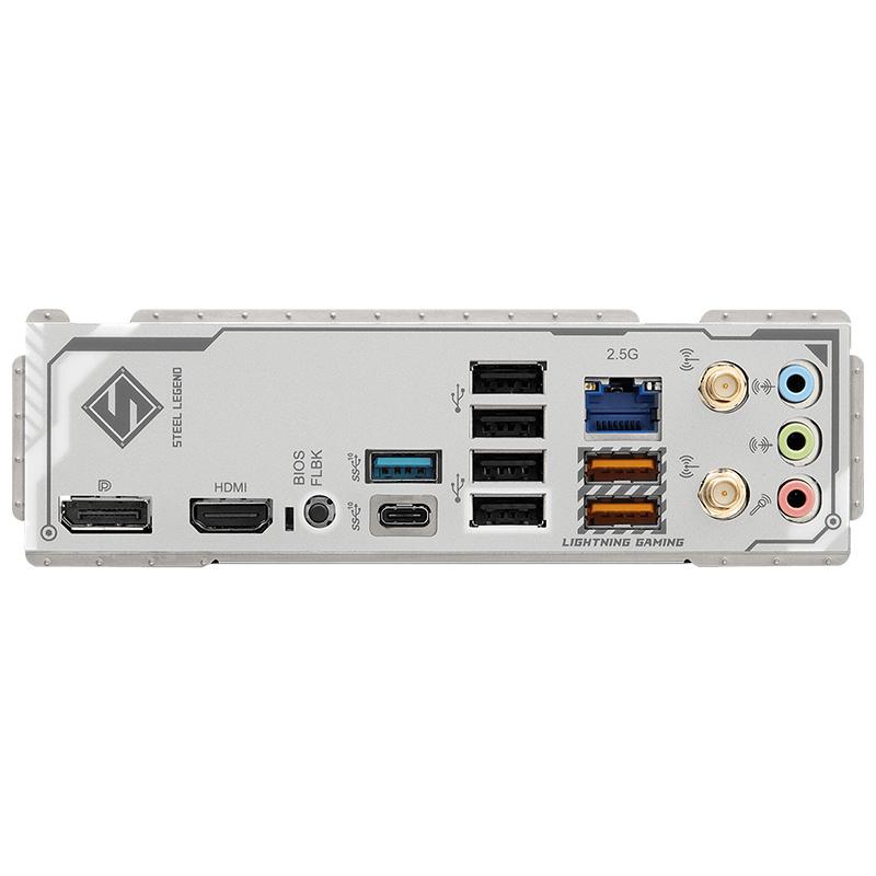 Vista 2 de Motherboard ASRock B850M Steel Legend WiFi AMD AM5 mATX