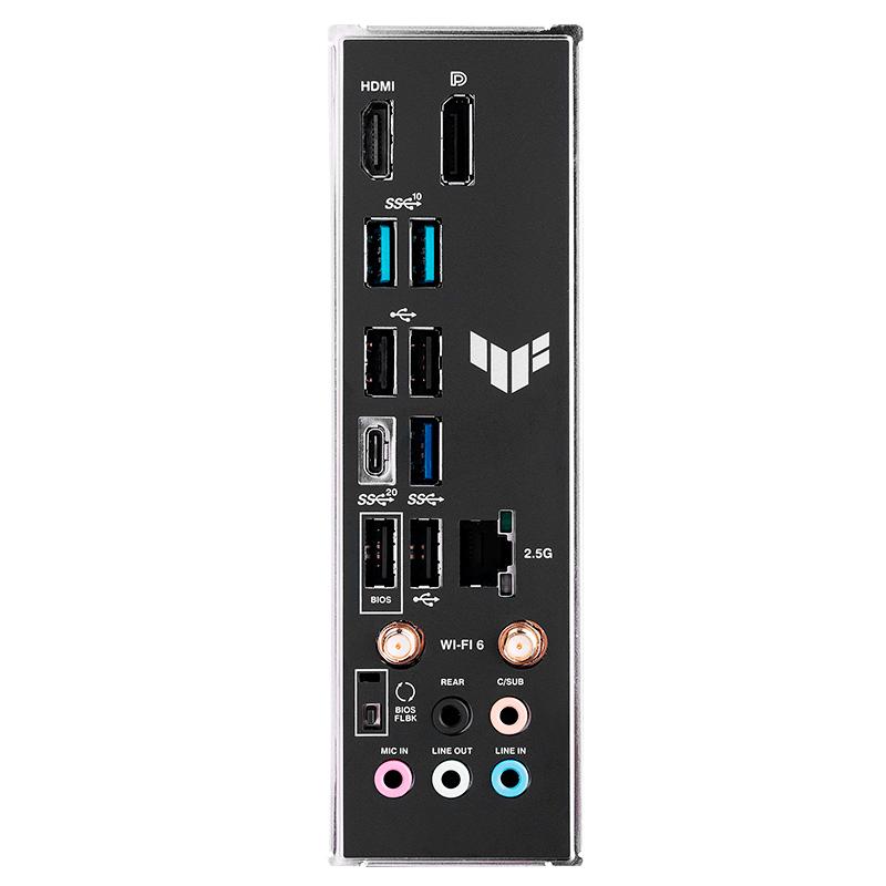 Vista 2 de Motherboard ASUS TUF Gaming B650M-Plus WiFi AMD AM5 mATX