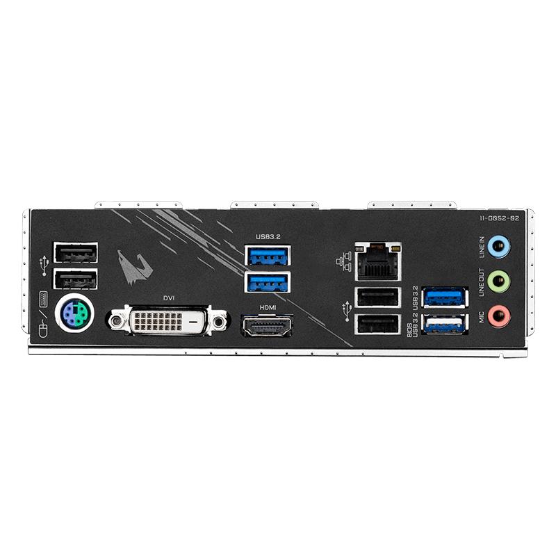 Vista 2 de Motherboard Gigabyte B550M AORUS ELITE AMD AM4 mATX