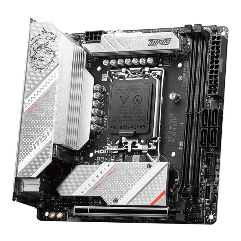 Vista 3 de Placa Madre MSI MPG B760I EDGE WIFI Mini-ITX