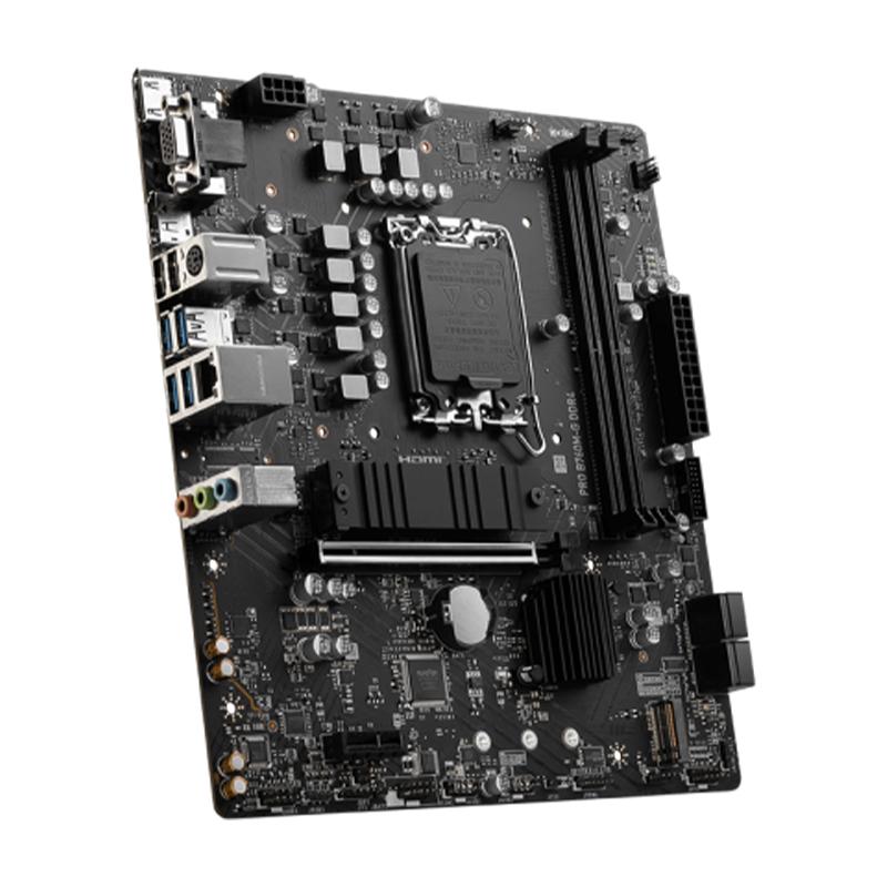 Vista 4 de Placa Madre MSI PRO B760M-G DDR4 LGA1700 mATX