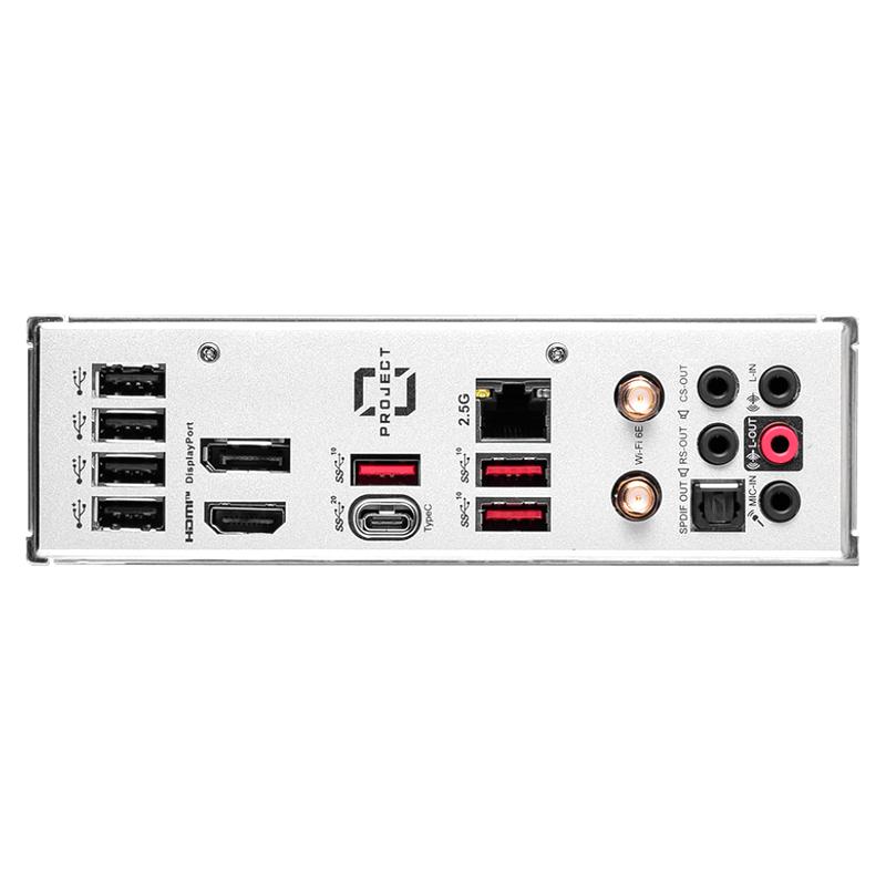Vista 2 de Motherboard MSI B760M PROJECT ZERO ATX LGA1700