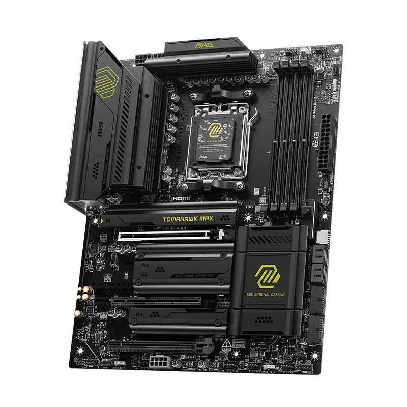 Vista 3 de Placa Madre MSI MAG B850 Tomahawk MAX WiFi AMD AM5 ATX