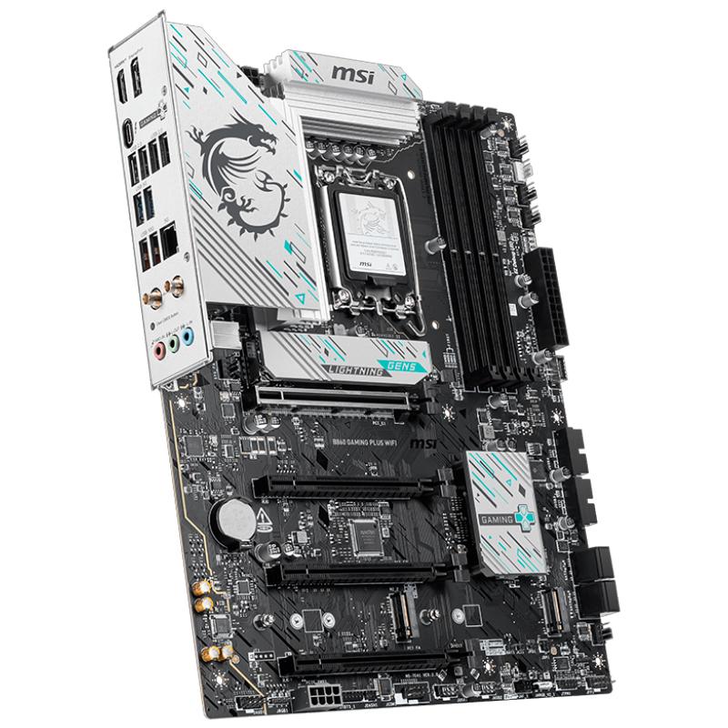 Vista 3 de Motherboard MSI B860 GAMING PLUS WIFI Intel LGA 1851 ATX