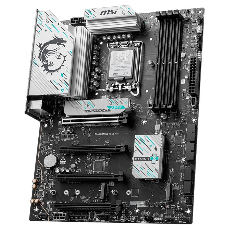 Vista 4 de Motherboard MSI B860 GAMING PLUS WIFI Intel LGA 1851 ATX