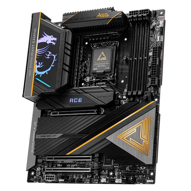 Vista 3 de Motherboard MSI MEG Z890 ACE Intel LGA 1851 ATX