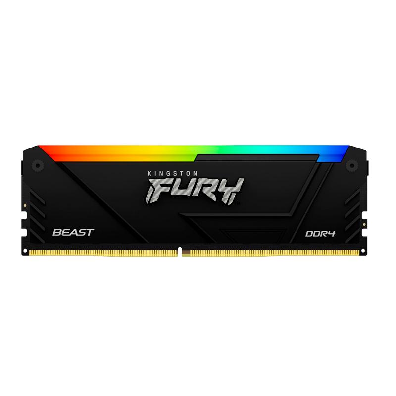 Memoria RAM Kingston Fury Beast RGB 16GB DDR4 3600MHz Black