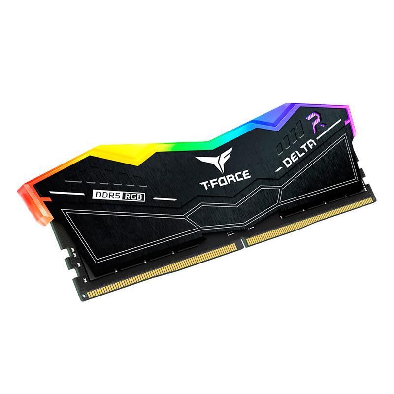Vista 2 de Memoria RAM TeamGroup DELTA RGB DDR5 16GB 6000MHz CL38 Negra