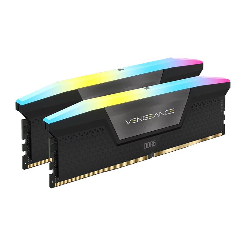 Vista 2 de Memoria RAM Corsair Vengeance RGB 32GB (2x16GB) DDR5 6400MHz