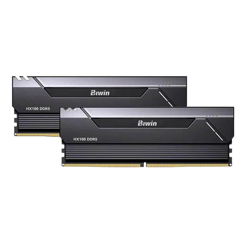 Vista 2 de Memoria Biwin HX100 32GB DDR5-6000MHz (2 x 16GB), CL36, 1.35V, Color Negro