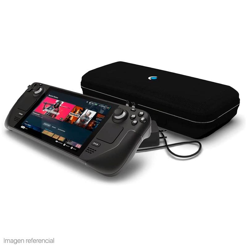 Vista 2 de Consola Portatil Valve Steam Deck 64GB, 7" (1280x800), LCD IPS, Tactil, 60Hz, Color Negro