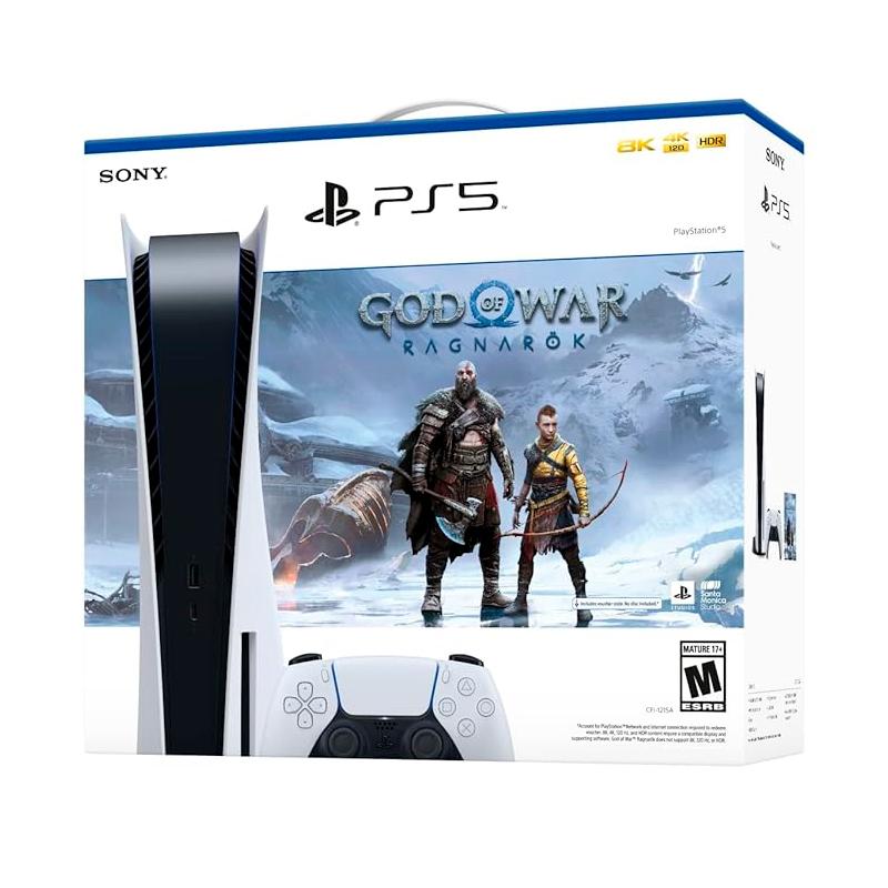 Vista 2 de Consola SONY PlayStation PS5 God of War Ragnarök Bundle