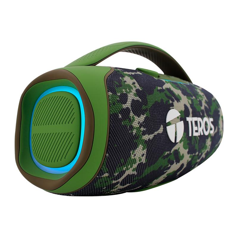 Vista 4 de Parlante Teros TE-6045G Bluetooth 60W Camuflado Verde