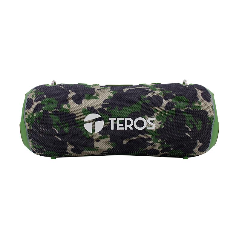 Vista 7 de Parlante Portátil Teros Ultra TE-6046G (Camuflado Verde, 40W)