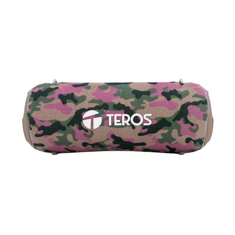 Vista 5 de Parlante Teros Ultra TE-6046M Bluetooth RGB (Camuflado Marrón)