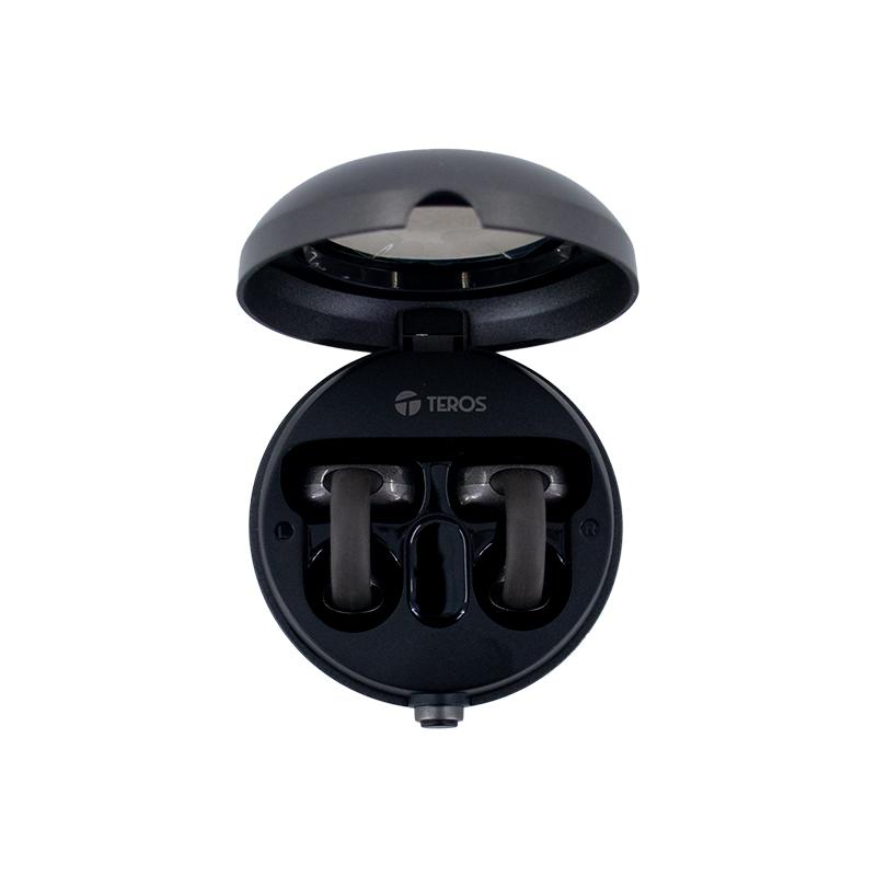 Vista 2 de Audífonos TWS Teros TE-8079N Bluetooth, Negro