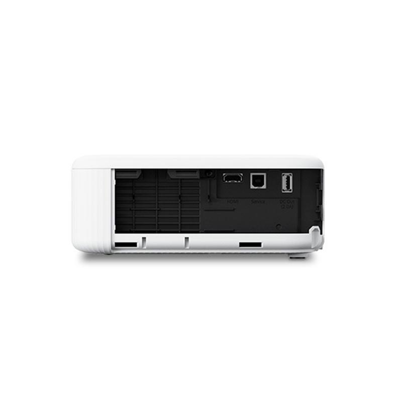 Vista 2 de Proyector Portátil EpiqVision FH02 con Android TV, Smart, FHD 1080p de hasta 300", 3LCD, Epson
