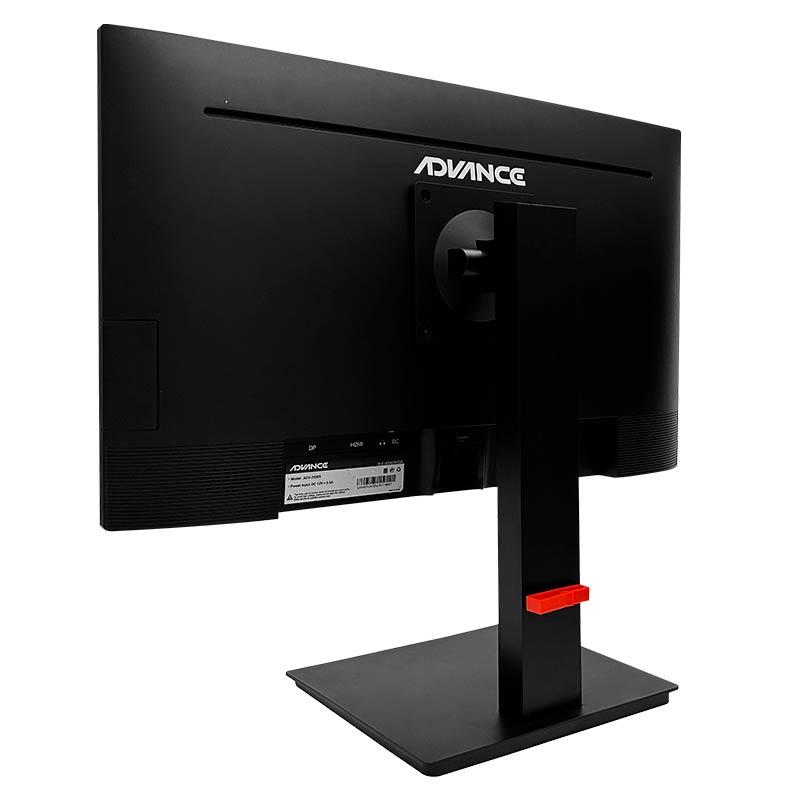 Vista 2 de Monitor Plano Advance ADV-2450S, 23.8" FHD IPS, 100Hz, 5ms, HDMI, DP, Audio Out, Parlantes