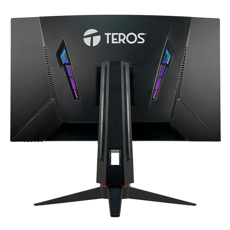 Vista 2 de Monitor curvo TEROS TE-2765G, 27" 2K QHD VA, 165 Hz, 1 ms, HDMI, DP, PIVOT