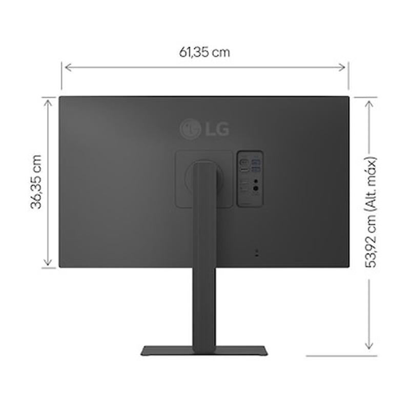 Vista 2 de Monitor LG 27" UHD DCI-P3 con PIVOT