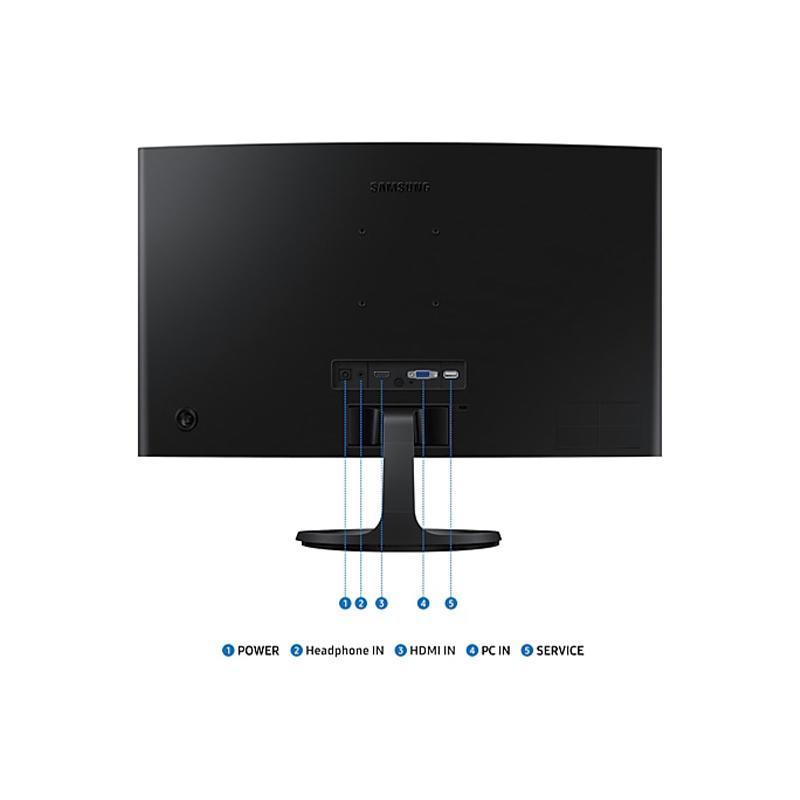 Vista 5 de Monitor Samsung Curvo 24" FHD VA HDMI