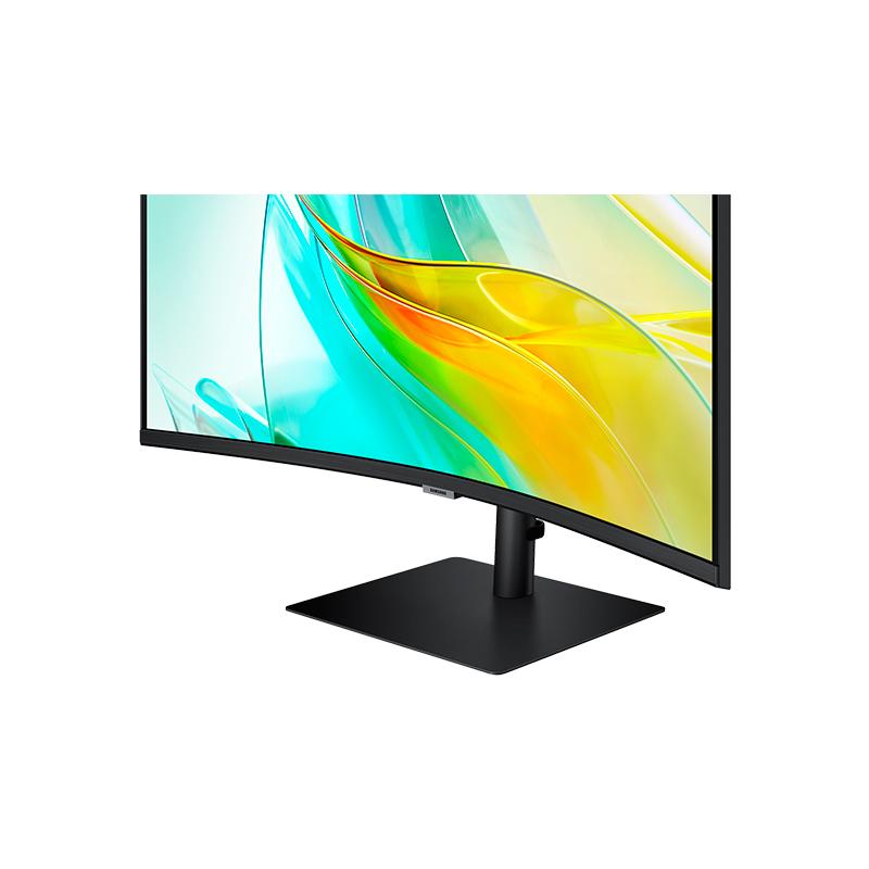 Vista 4 de Monitor Curvo Samsung Viewfinity S6 S65uc, 34 FHD ULTRA-WQHD, DP, HDMI, HDR10, USB, USB-C