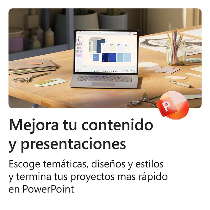 Vista 6 de Kit Microsoft 365 Familia + Kaspersky (12 meses, 1-6 usuarios)