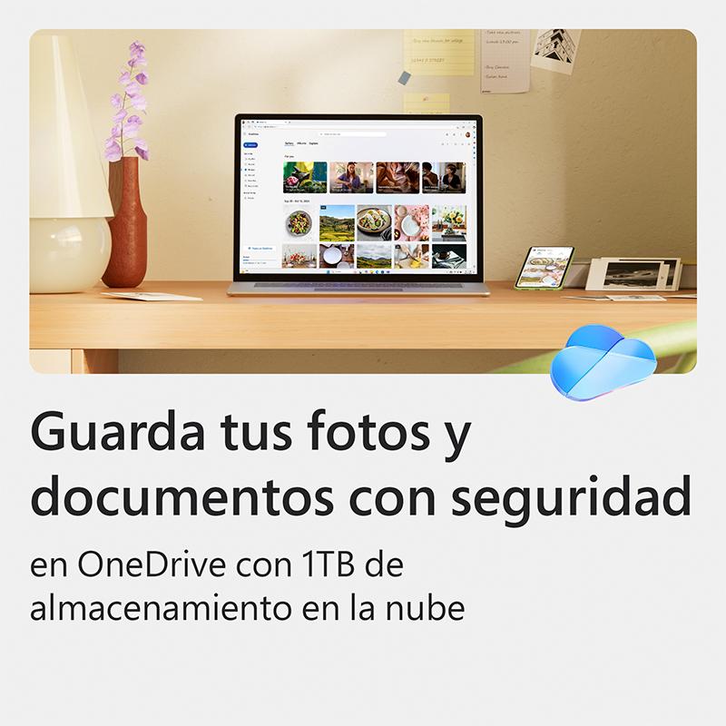 Vista 7 de Kit Microsoft 365 Familia + Kaspersky (12 meses, 1-6 usuarios)