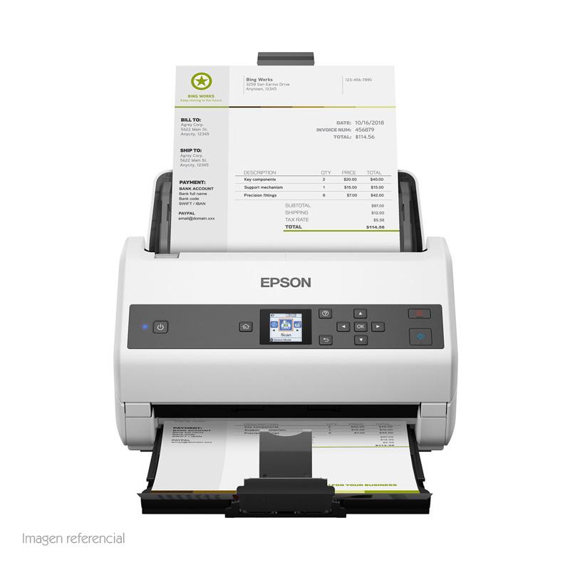 Vista 2 de Escáner de Documentos Epson WorkForce DS-870 65 ppm ADF
