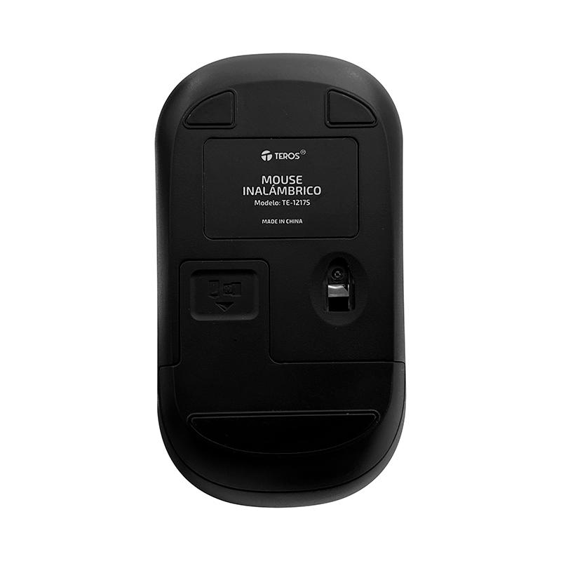 Vista 4 de Mouse Inalámbrico Estándar TEROS TE1217 Negro
