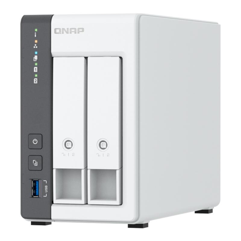 Vista 3 de Servidor NAS QNAP TS-216G, ARM Cortex A55 4C/2GHz, 4GB RAM (On-Board), Bahias: 2x3.5" SATA