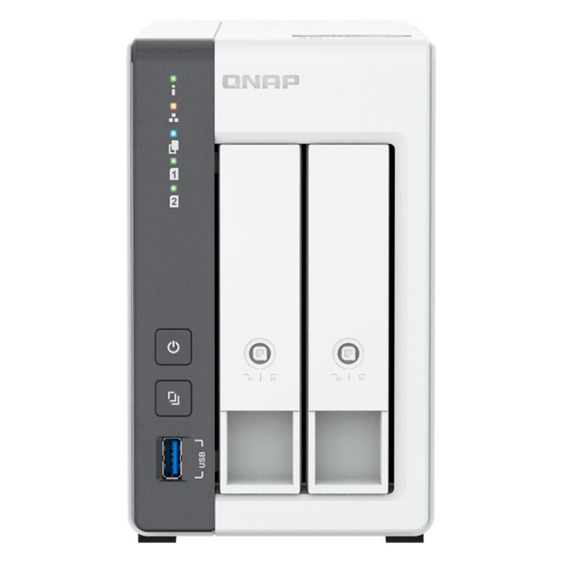 Vista 4 de Servidor NAS QNAP TS-216G, ARM Cortex A55 4C/2GHz, 4GB RAM (On-Board), Bahias: 2x3.5" SATA