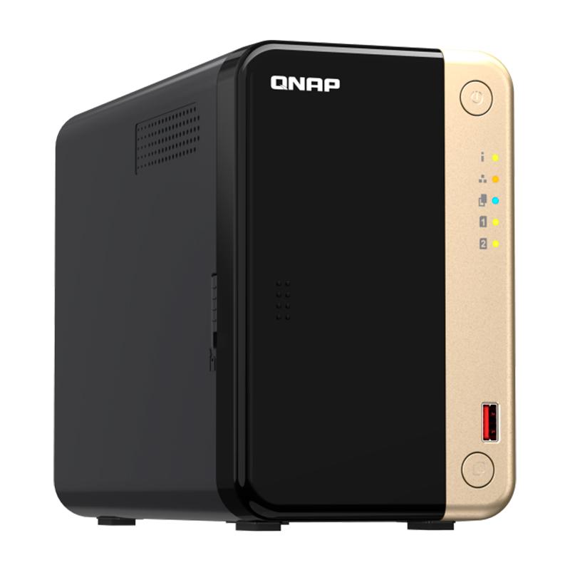 Vista 2 de Servidor NAS QNAP TS-264-8G, Celeron N5095 4C / 2.9GHz, 8GB RAM, Bahias: 2 x 3.5" SATA