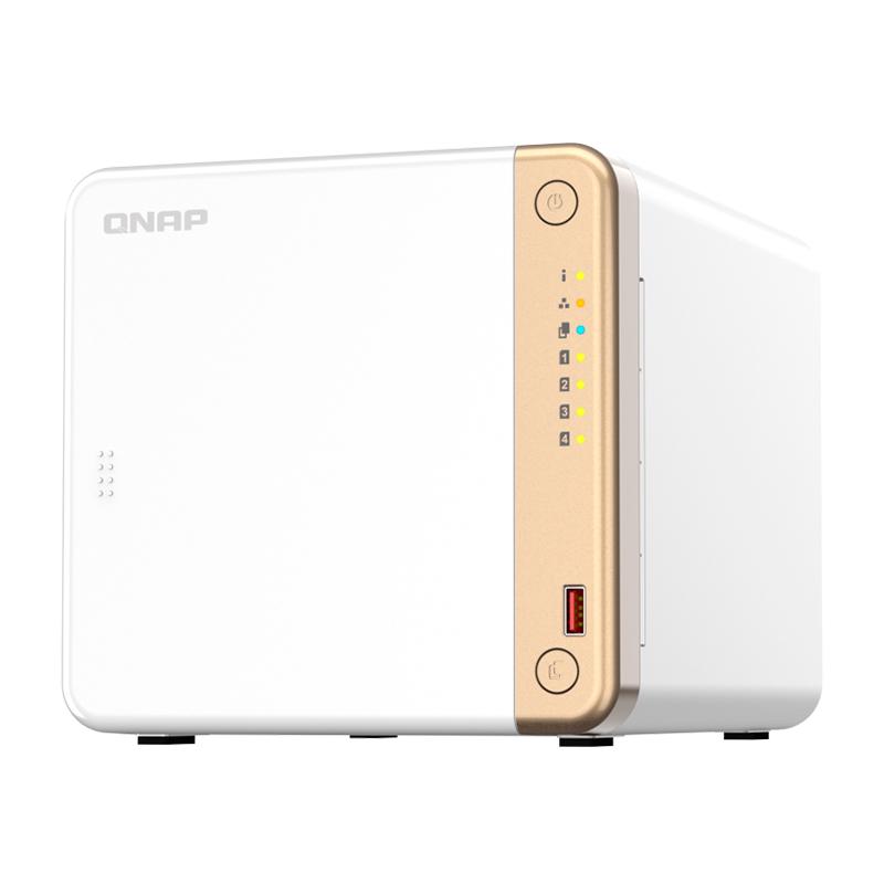 Vista 2 de Servidor NAS QNAP TS-462-4G, Celeron N4505 2C / 2.9GHz, 4GB RAM, Bahias: 4 x 3.5" SATA