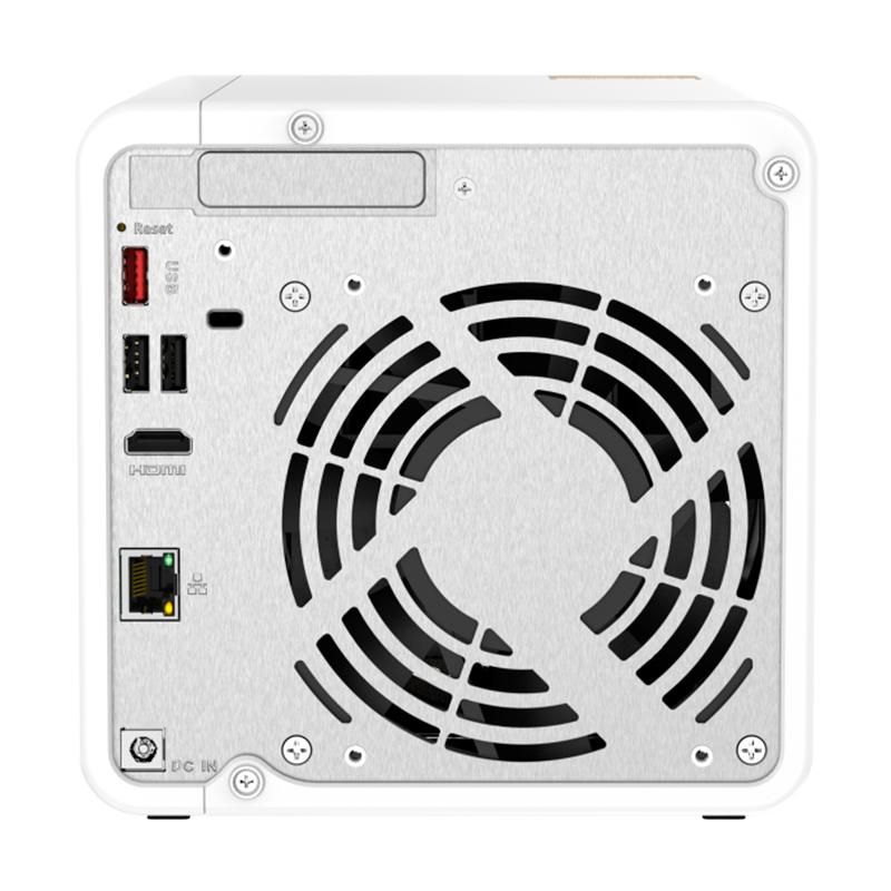 Vista 4 de Servidor NAS QNAP TS-462-4G, Celeron N4505 2C / 2.9GHz, 4GB RAM, Bahias: 4 x 3.5" SATA