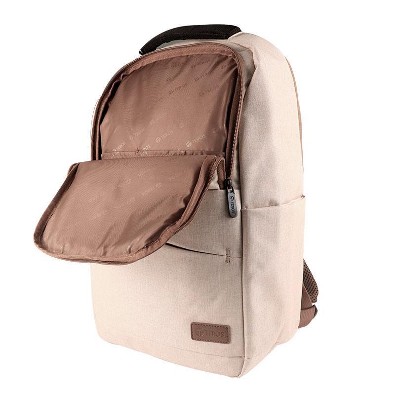 Vista 6 de Mochila Teros City Beige 15.6" TE-ACS9012BG