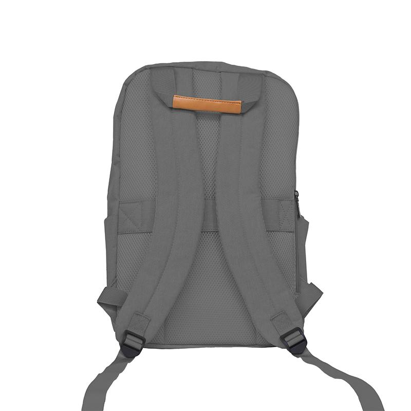 Vista 2 de Mochila Teros City II Gris para Notebook 15.6"